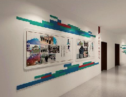 当阳企业文化墙用什么材料好？